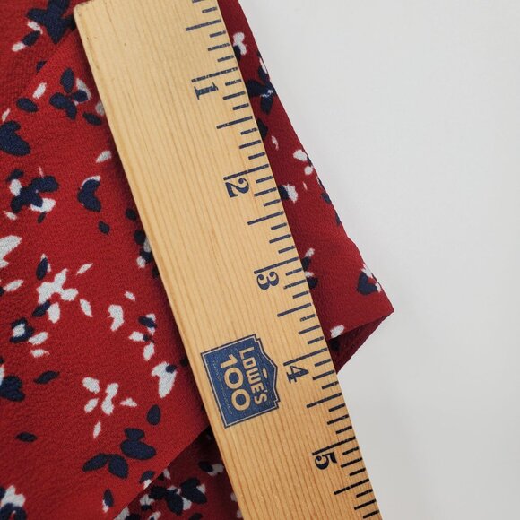 41 Hawthorn Morey Split Neck Short Sleeve Blouse Top Women Size Plus 2X NWT - Picture 11 of 12